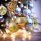 18ct 80mm Christmas Ball Shatterproof Large Hanging Ball Ornaments in a Gift Box Ideal for Xmas Decorations (3.15”, Champagne+Gold)